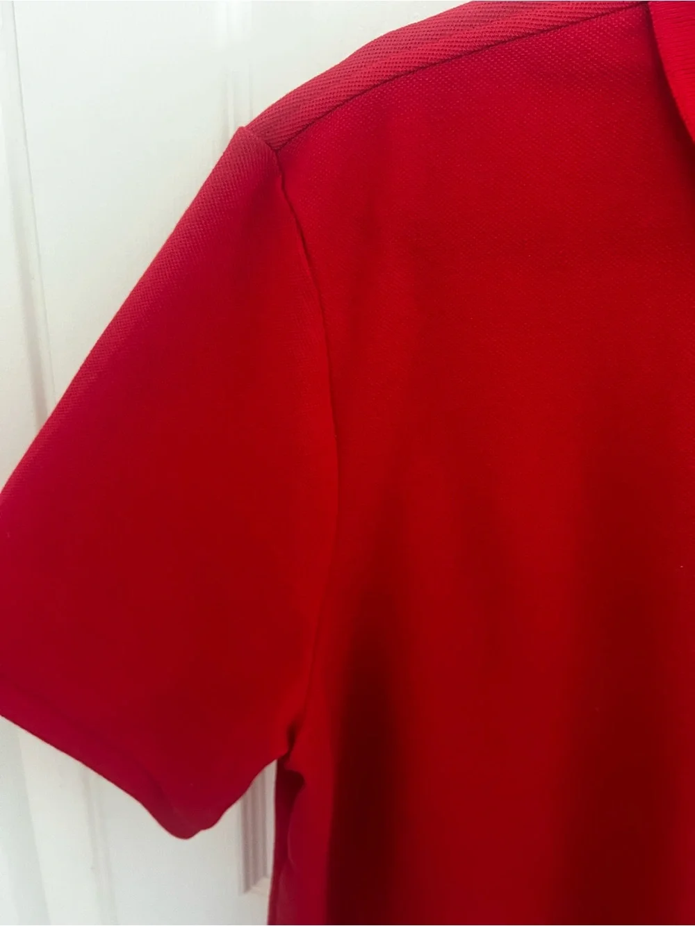 Ralph Lauren Red Short-Sleeve Polo with Navy Pony